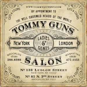 HOTSPOT: TommyGuns hippest “Mad Men” salon in NY!