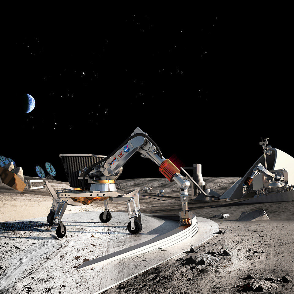 Print out your house on the moon…